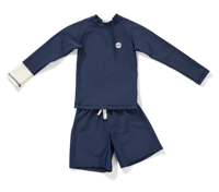 Tenue Soleil UV Set Blauw 8-10 jaar - thumbnail