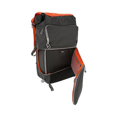 Rollei Traveler Rugzak Canyon XL - Professionele Outdoor Photo Rugzak, incl. aparte binnentas voor camera-apparatuur, statiefhouder en tabletcompartiment - Maat XL (50 Liter) - Sunrise (Grijs/Oranje)