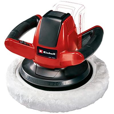 EINHELL accu polijstmachine ce-cb 18/254 li solo (rood/zwart, accu en oplader niet inbegrepen)