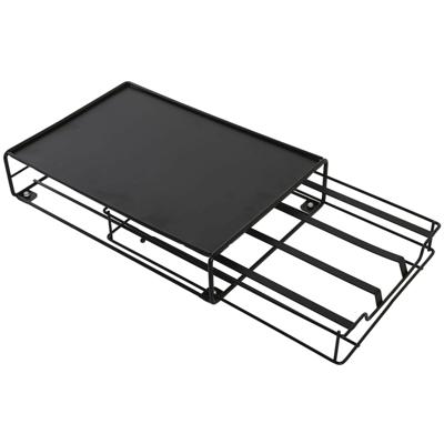 Koffiecapsule organizer DKD Home Decor 21 x 31 x 7,5 cm Zwart Metaal