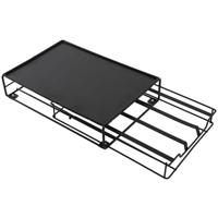 Koffiecapsule organizer DKD Home Decor 21 x 31 x 7,5 cm Zwart Metaal - thumbnail