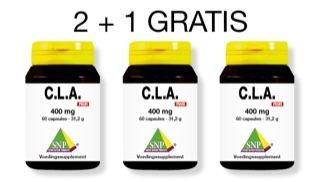 Snp Snp Cla 400 Mg Puur Actie 2 + 1 Gratis (180ca)