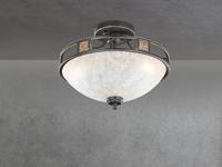 Trio Plafondlamp AntiekSeries 6081 42cm bronsbruin - 608100324 - thumbnail