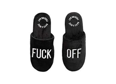 Fuck Off Sloffen - Zwart