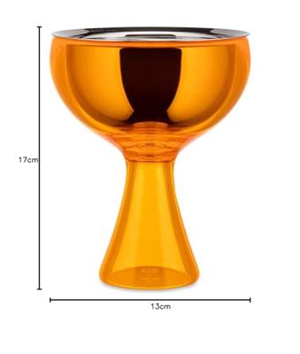 Alessi Big love IJscoupe met lepel 25 cl oranje