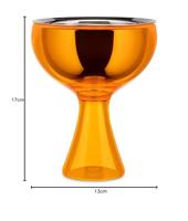 Alessi Big love IJscoupe met lepel 25 cl oranje - thumbnail