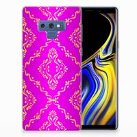 Siliconen Hoesje Samsung Galaxy Note 9 Barok Roze - thumbnail