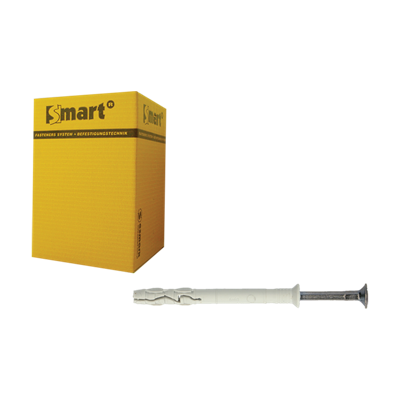 pgb-Europe SMART | Nagelplug VK boord gemonteerd Ø 6x80 N/A2 | 100 st SM0PKKN200600803