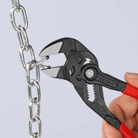 Knipex Sleuteltang | 180 mm Lengte | Tang en Schroefsleutel in Eén | Kunststof Bekleed | Grijs - 86 01 180 SB - thumbnail