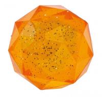 Moses stuiterbal diamant oranje 4,5 cm - thumbnail