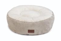 Designed By Lotte ligmand Ribbed kat lichtgrijs 50x50x17cm - thumbnail