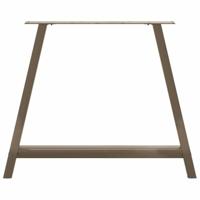 Salontafelpoten 2 st A-vormig 90x(72-73) cm staal - thumbnail