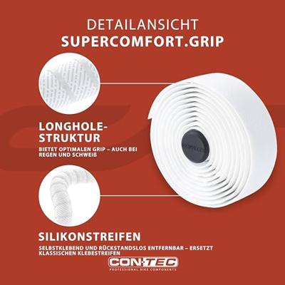 CONTEC lenkerband "supercomfort.grip" ct bar tape supercomfort.grip white CONTEC lenkerband "supercomfort.grip" ct bar tape supercomfort.grip white
