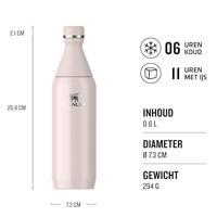 STANLEY - The All Day Slim Bottle - Waterfles 0,60l Rose Quartz - thumbnail