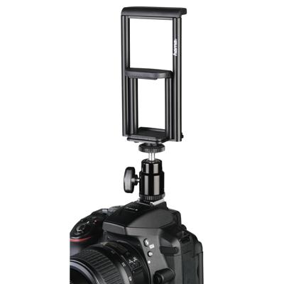 Hama Smartphone-/tablethouder Voor Flitsschoen En ¼ Op DSLR Met Wifi - thumbnail