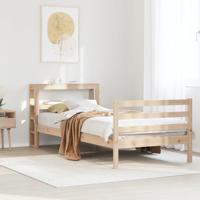 Bedframe zonder matras massief grenenhout 90x190 cm - thumbnail