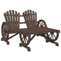 4-delige Loungeset massief vurenhout - thumbnail