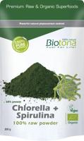 Biotona Chlorella + Spirulina Powder Raw - thumbnail