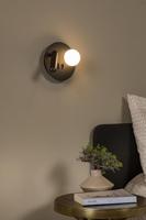 Lucide MATIZ - Bedlamp / Wandlamp - Ø 16,5 cm - LED - 3000K - Met USB oplaadpunt - Zwart - thumbnail
