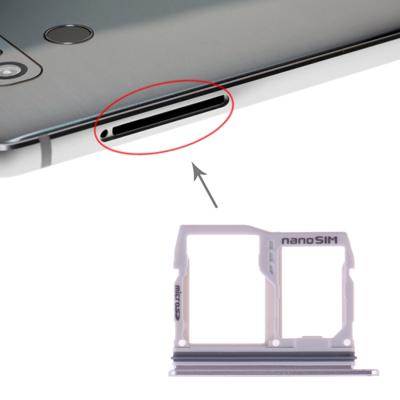 SIM-kaart lade + micro SD-kaart lade voor LG G6 H870 H871 H872 LS993 VS998 US997 H873 (zilver)