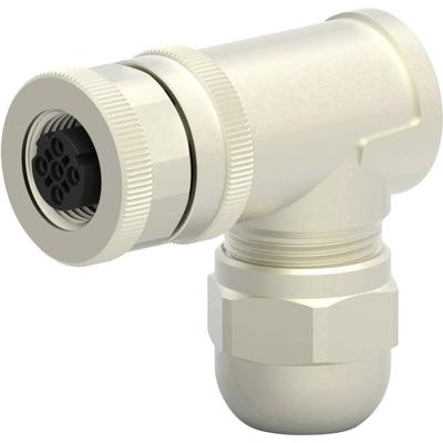 TE Connectivity T4112511051-000 Sensor/actuator connector, niet geassembleerd M12 Aantal polen (sensoren): 5 Bus, haaks 1 stuk(s)