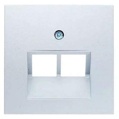 Centraalplaat UAE doos 2 x RJ45 Berker S1 polar wit 14098989