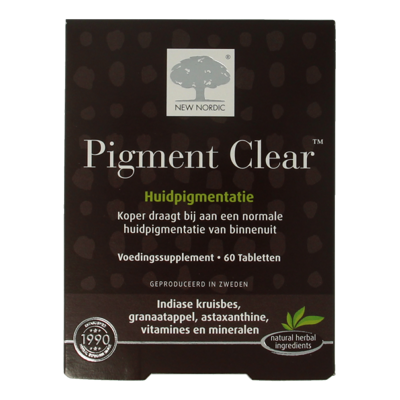 New Nordic Pigment Clear Huidpigmentatie Tabletten New Nordic Pigment Clear Huidpigmentatie Tabletten