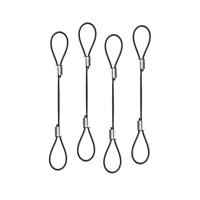 Lindy 40774 kabelslot Zwart 0,15 m - thumbnail