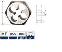 Rotec HSS Zeskante Snijmoeren DIN 382 MF M12x1,5 - 3711215 - thumbnail