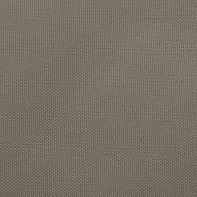VidaXL Zonnescherm rechthoekig 2,5x3,5 m oxford stof taupe