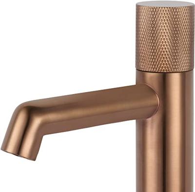 Ben Engraved Cross fonteinkraan geborsteld koper pvd