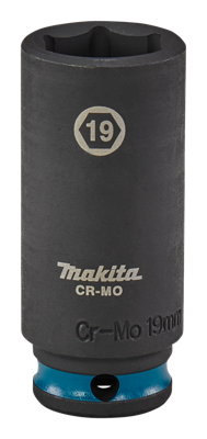 Makita Krachtdop Impact Black, 3/8 19mm lang - E-16368