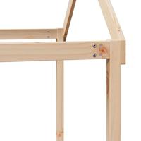 Hoogslaper met dak massief grenenhout 90x200 cm - thumbnail