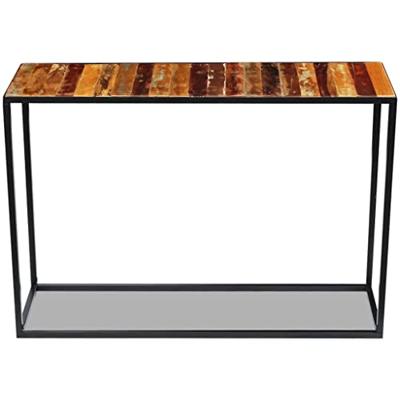 Wandtafel 110x35x76 cm massief gerecycled hout Wandtafel 110x35x76 cm massief gerecycled hout