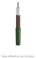 Groene coaxkabel voor in de grond (prijs per meter) Coax9 voor internet en TV TKF - thumbnail