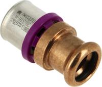 Bonfix Perskoppeling - 1x Alu-pers 1x M-press - Rechte koppeling - 26 x 22mm - thumbnail