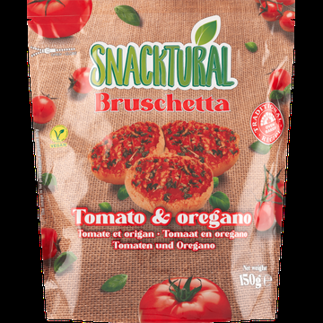 Snacktural Bruschetta Tomaat en Oregano 150 g bij Jumbo