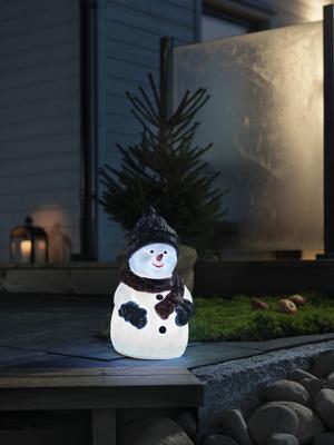 Konstsmide 4248-000 Acryl figuur Sneeuwpop 3-kleurig LED Wit Konstsmide 4248-000 Acryl figuur Sneeuwpop 3-kleurig LED Wit