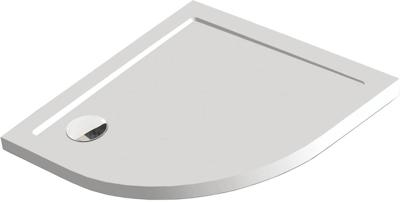 Get Wet by Sealskin Fusion Douchebak Inbouw Kwartrond 80X80X4 cm - Douchebak