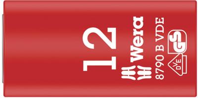 Wera 8790 B Zyklop VDE doppen, geïsoleerd, voorzien van 3/8" aandrijving, 12.0 x 46.0 mm - 1 stuk(s) - 05004956001 Wera 8790 B Zyklop VDE doppen, geïsoleerd, voorzien van 3/8" aandrijving, 12.0 x 46.0 mm - 1 stuk(s) - 05004956001