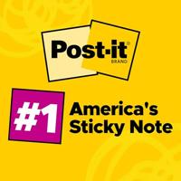 Post-it Notes, ft 101 x 101 mm, geel, gelijnd, blok van 300 vel - thumbnail