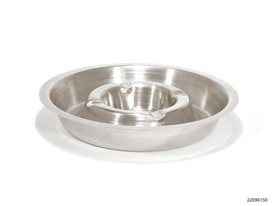 Hotelasbak rvs 16cm