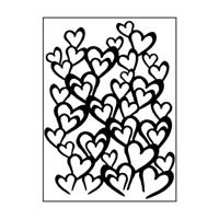 Vaessen Creative • embossing folder harten - thumbnail