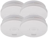 Brennenstuhl Rookmelder Set van 4 stuks werkt op batterijen - thumbnail