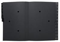 Exacompta sorteermap Ordonator 24 vakken met tabs A-Z, zwart - thumbnail