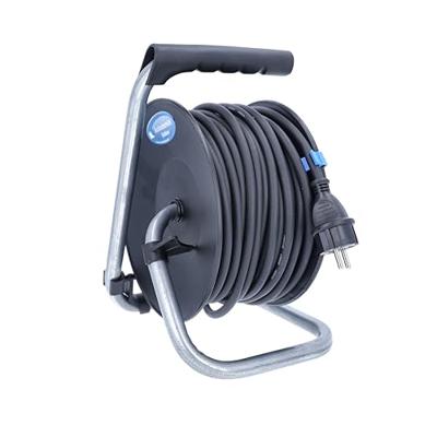 Schwabe kabelhaspel rubber met thermische beveiliging 25 meter 10116 Schwabe kabelhaspel rubber met thermische beveiliging 25 meter 10116