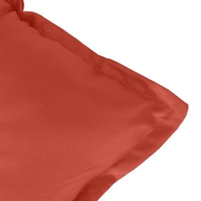 VidaXL Tuinbankkussen 100x50x7 cm stof gemêleerd rood