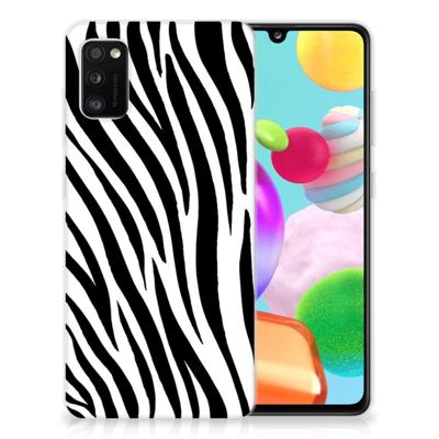 Samsung Galaxy A41 | TPU Hoesje | Zebra Samsung Galaxy A41 | TPU Hoesje | Zebra
