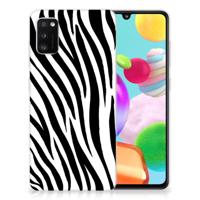 Samsung Galaxy A41 | TPU Hoesje | Zebra - thumbnail