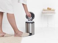 Brabantia Newicon Pedaalemmer 3L Mat Staal - thumbnail